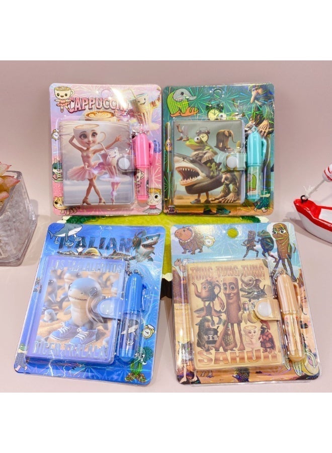 دفتر ملاحظات محمول صغير وقلم للأطفال - Image 1